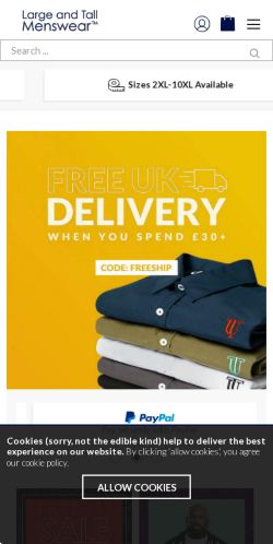 Mobile page screenshot