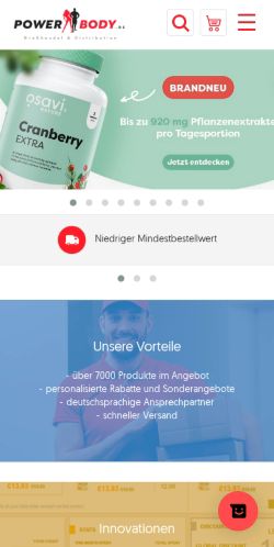 Mobile page screenshot