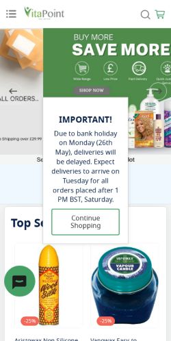 Mobile page screenshot