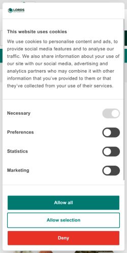 Mobile page screenshot