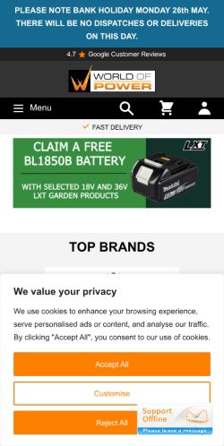 Mobile page screenshot