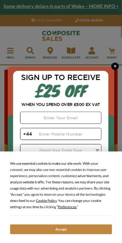 Mobile page screenshot