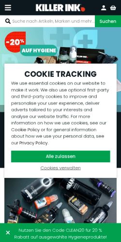 Mobile page screenshot