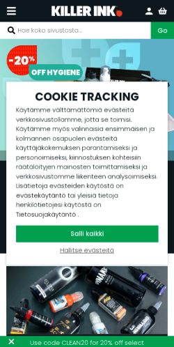 Mobile page screenshot