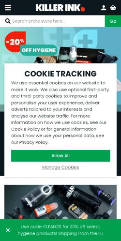 Mobile page screenshot