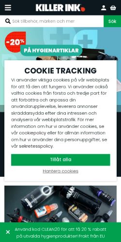 Mobile page screenshot