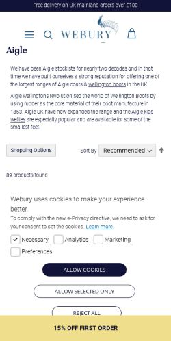 Mobile page screenshot
