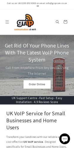 Mobile page screenshot