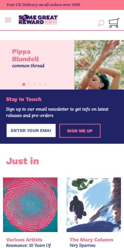 Mobile page screenshot