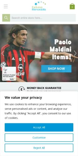 Mobile page screenshot