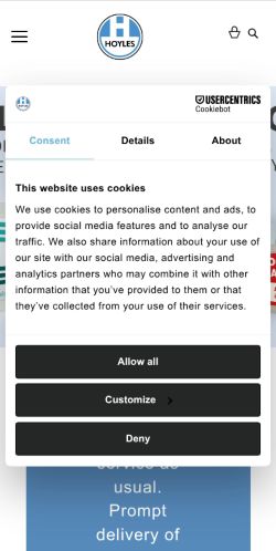 Mobile page screenshot