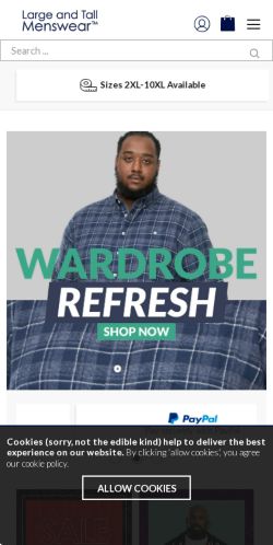 Mobile page screenshot