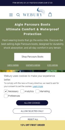 Mobile page screenshot