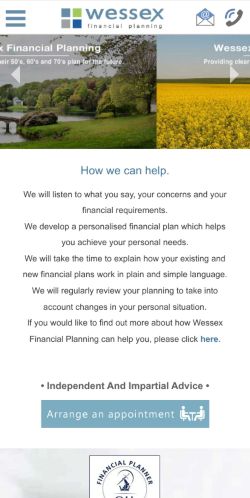 Mobile page screenshot