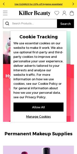 Mobile page screenshot