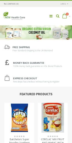 Mobile page screenshot