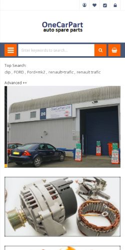 Mobile page screenshot