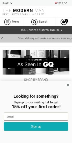 Mobile page screenshot