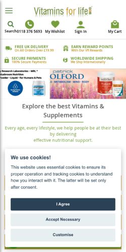 Mobile page screenshot