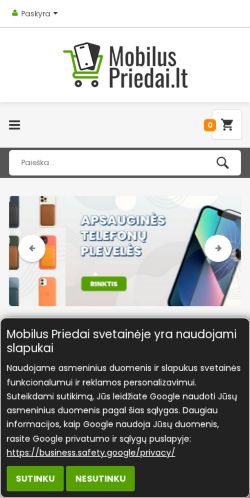 Mobile page screenshot