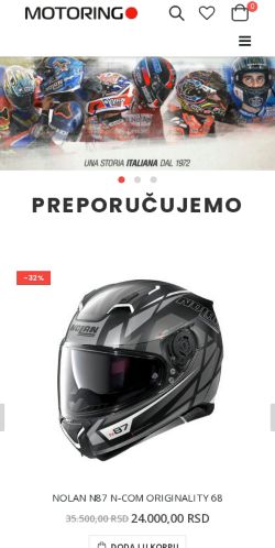 Mobile page screenshot