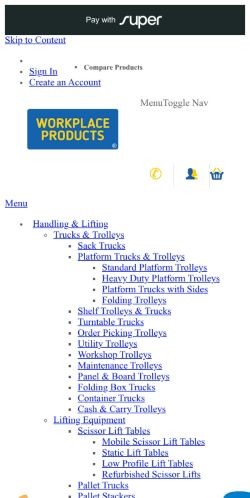 Mobile page screenshot