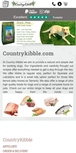 Mobile page screenshot