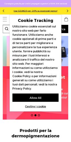 Mobile page screenshot