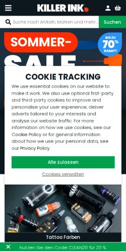 Mobile page screenshot