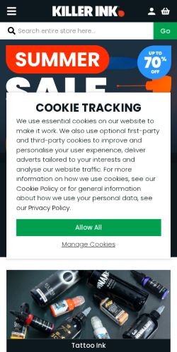 Mobile page screenshot