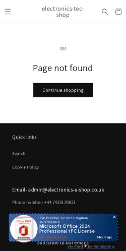 Mobile page screenshot