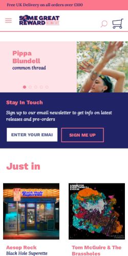 Mobile page screenshot