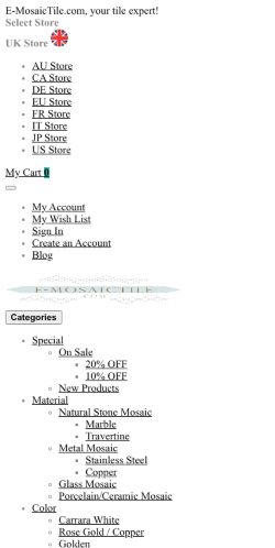 Mobile page screenshot