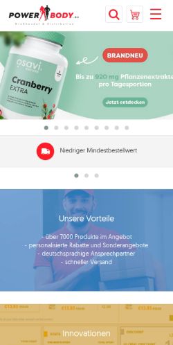 Mobile page screenshot