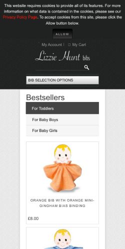 Mobile page screenshot