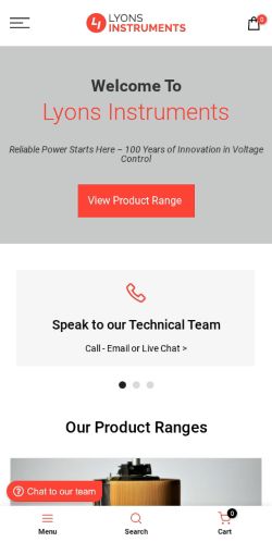 Mobile page screenshot