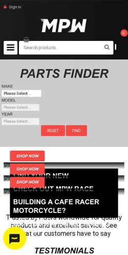 Mobile page screenshot