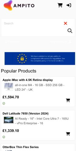 Mobile page screenshot