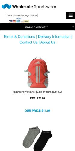 Mobile page screenshot