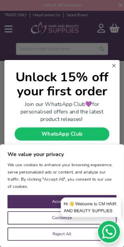 Mobile page screenshot