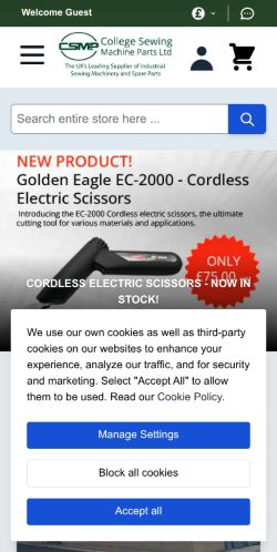 Mobile page screenshot