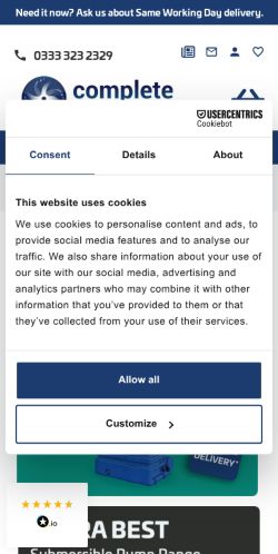 Mobile page screenshot