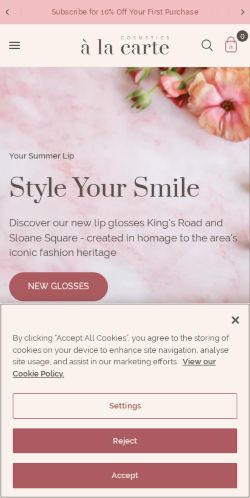 Mobile page screenshot