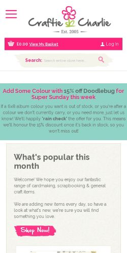 Mobile page screenshot