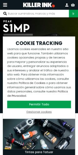 Mobile page screenshot