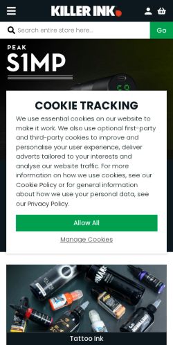 Mobile page screenshot