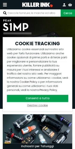 Mobile page screenshot
