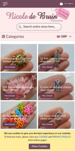 Mobile page screenshot