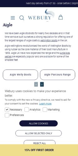 Mobile page screenshot