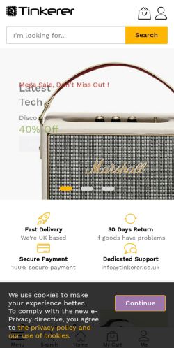 Mobile page screenshot